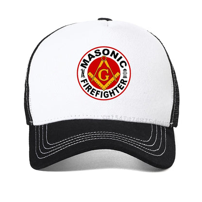 Masonic Freemason Freemasonry First Responder Firefighter Fireman Baseball Cap