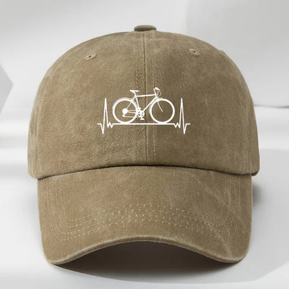 Men's And Women's Baseball Caps Bicycle Prints Suitable For Outdoor