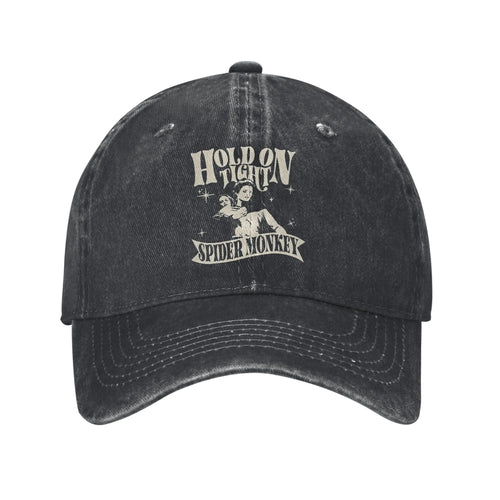 Hold On Tight Spider Monkey Twilight Unisex Style Baseball Caps