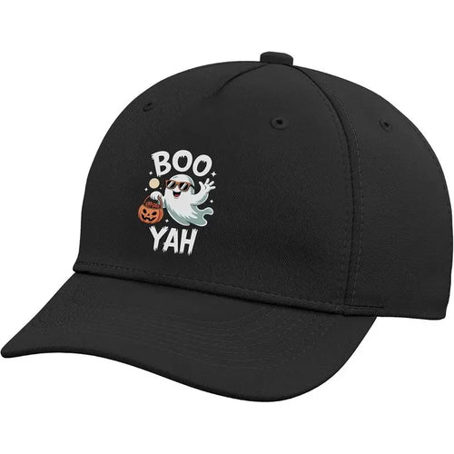 Boo Yah Halloween Ghost Fun Adjustable Baseball Hat