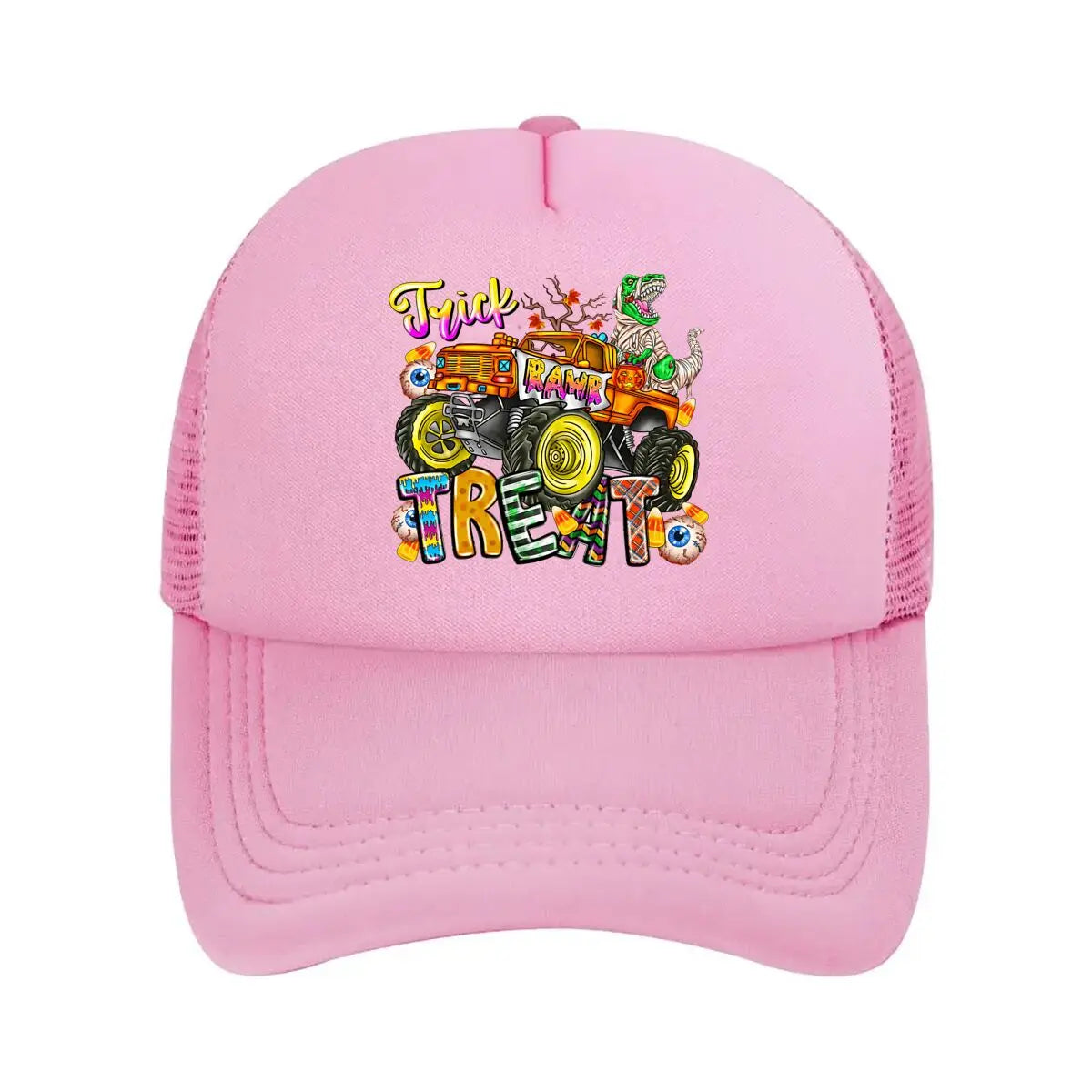 Halloween Monster Dinosaur 2026 Mesh Baseball Cap