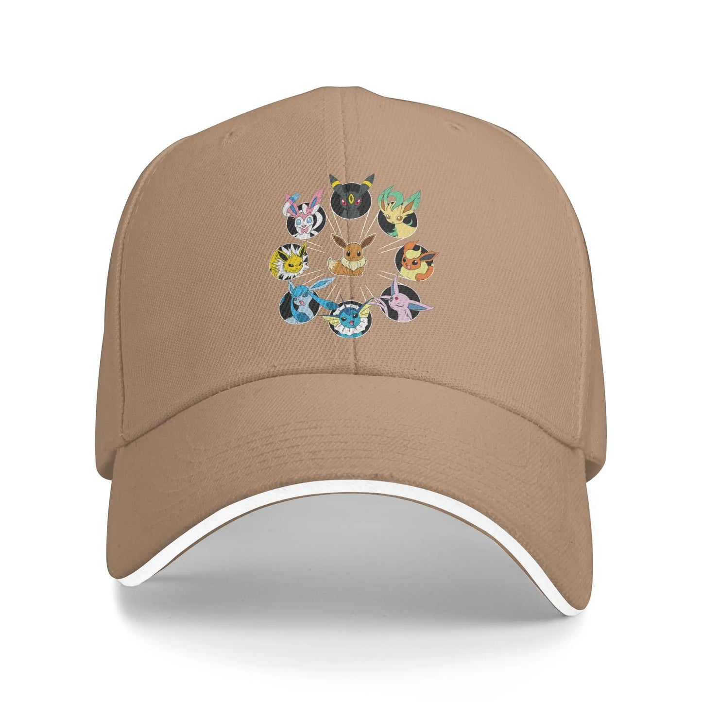 Pokemon Eevee Evolution Circle Casual Baseball Cap