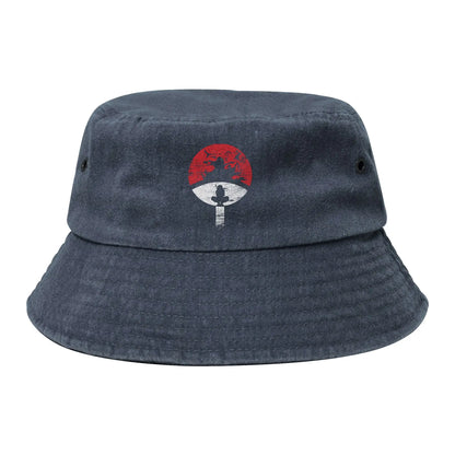 Summer Beach Hatwear Naruto Washed Denim Bucket Hats