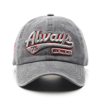 Embroidered Baseball Cap For Women Men New