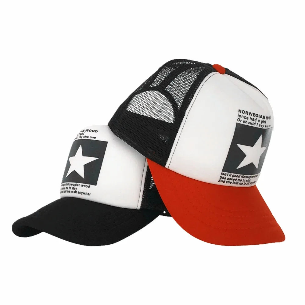 Five Star Pattern Baseball Cap