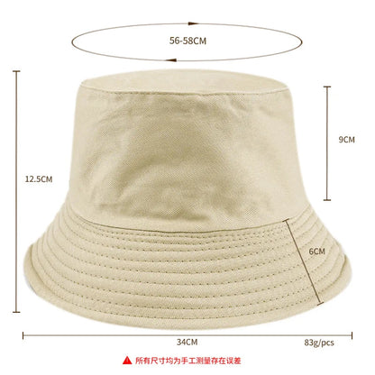 One Piece Custom Logo Unisex Bucket Hat