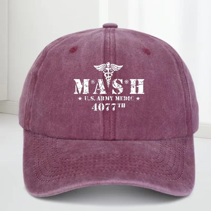 Retro Baseball Cap MASH 4077 Fashionable Printed Baseball Cap