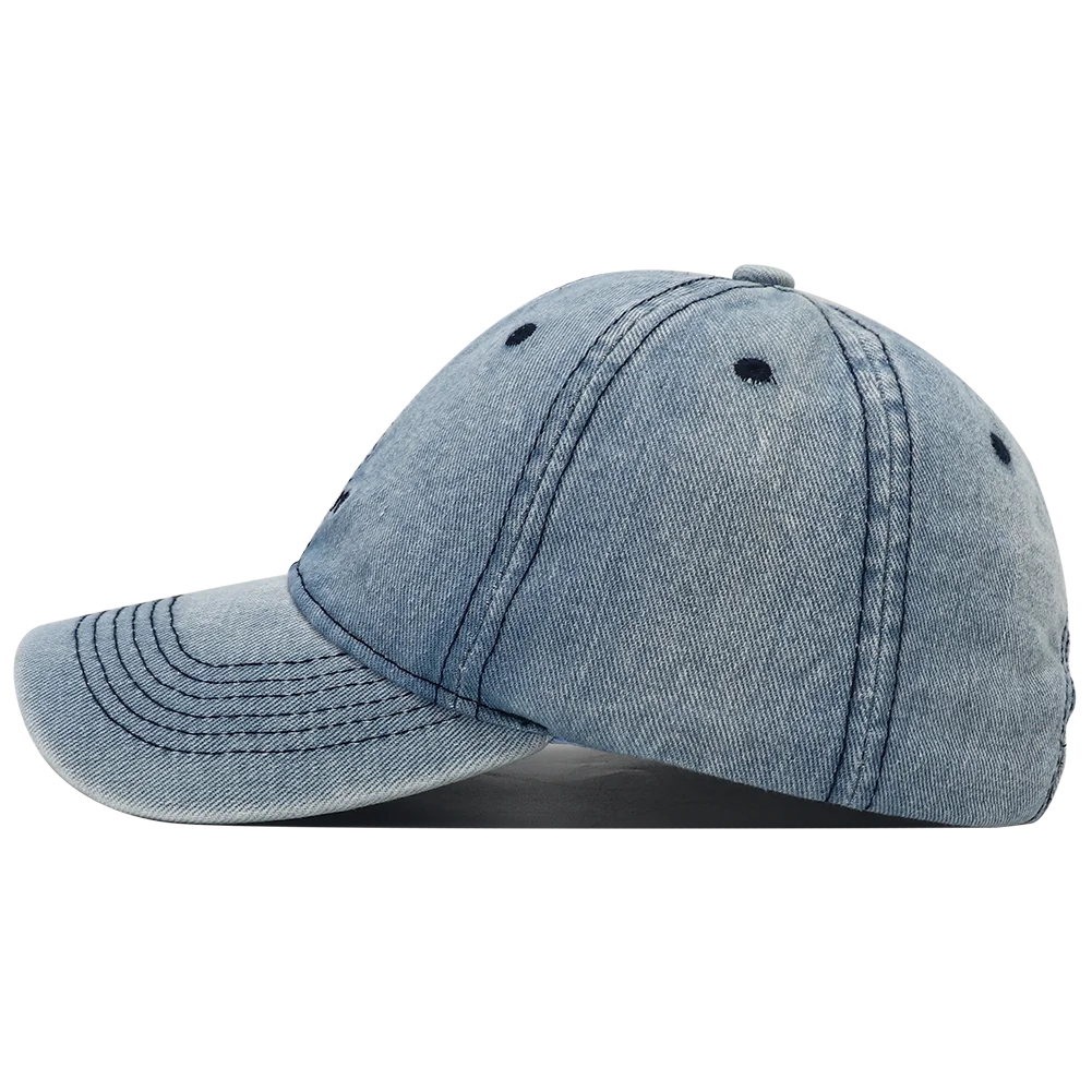 Designer Forever Embroidery Washed Baseball Cap Casquette Homme