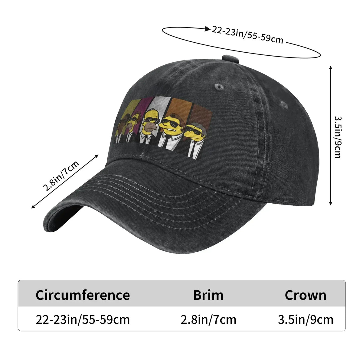 The S-simpsons Cartoon Logo Casual Baseball Cap