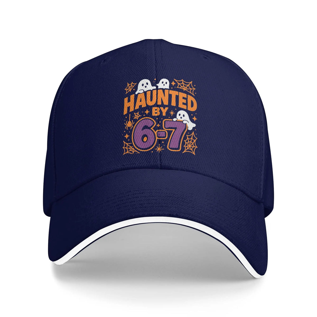 Haunted By 67 Halloween Meme Funny 67 meme Halloween Sun Baseball Cap