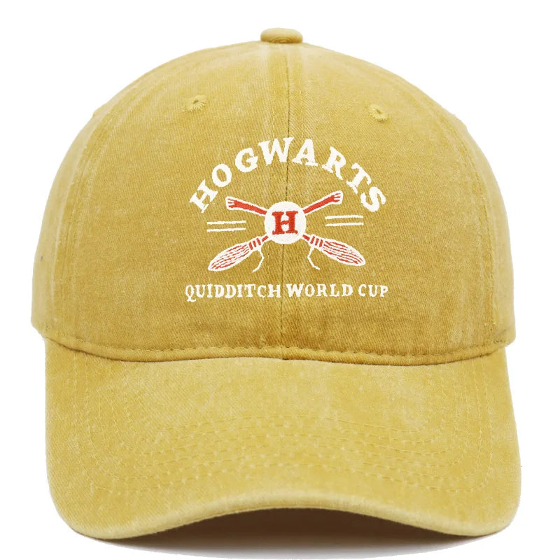 Harry Potter Embroidered Washed Baseball Hat