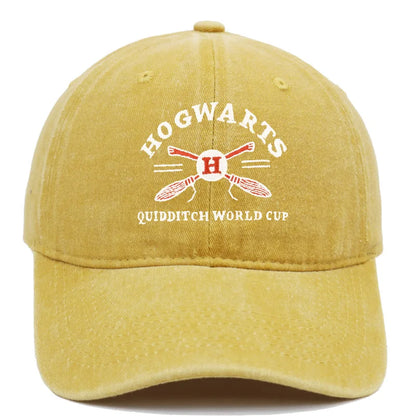 Harry Potter Embroidered Washed Baseball Hat