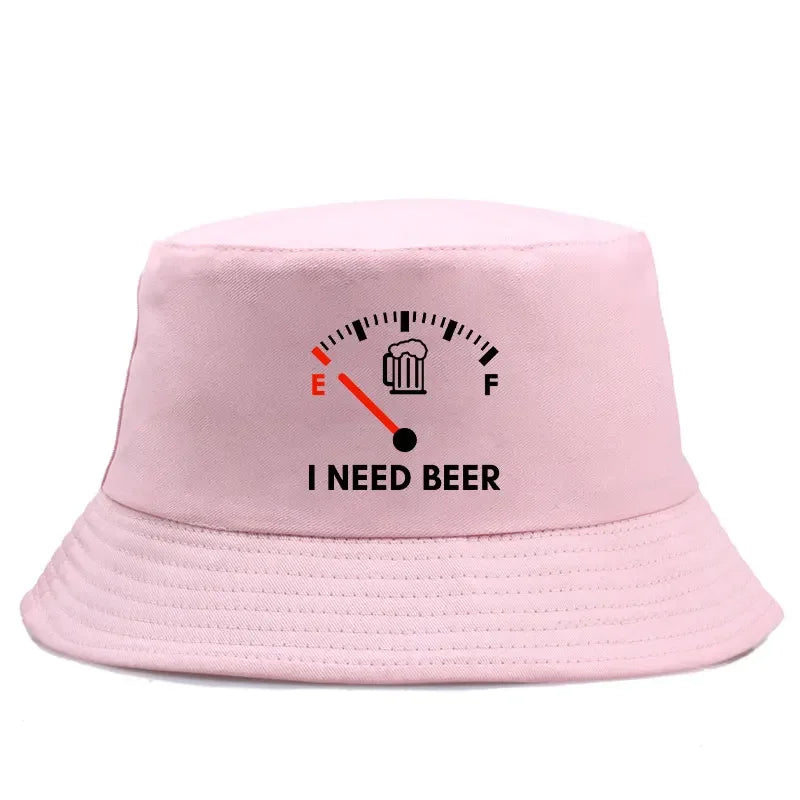 I Need Beer Reversible Bucket Hat For Woman Man