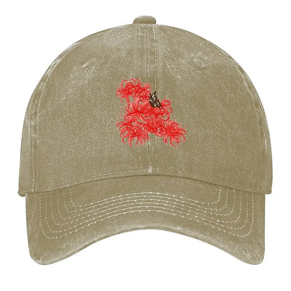 New Red Spider Lily Baseball Cap
