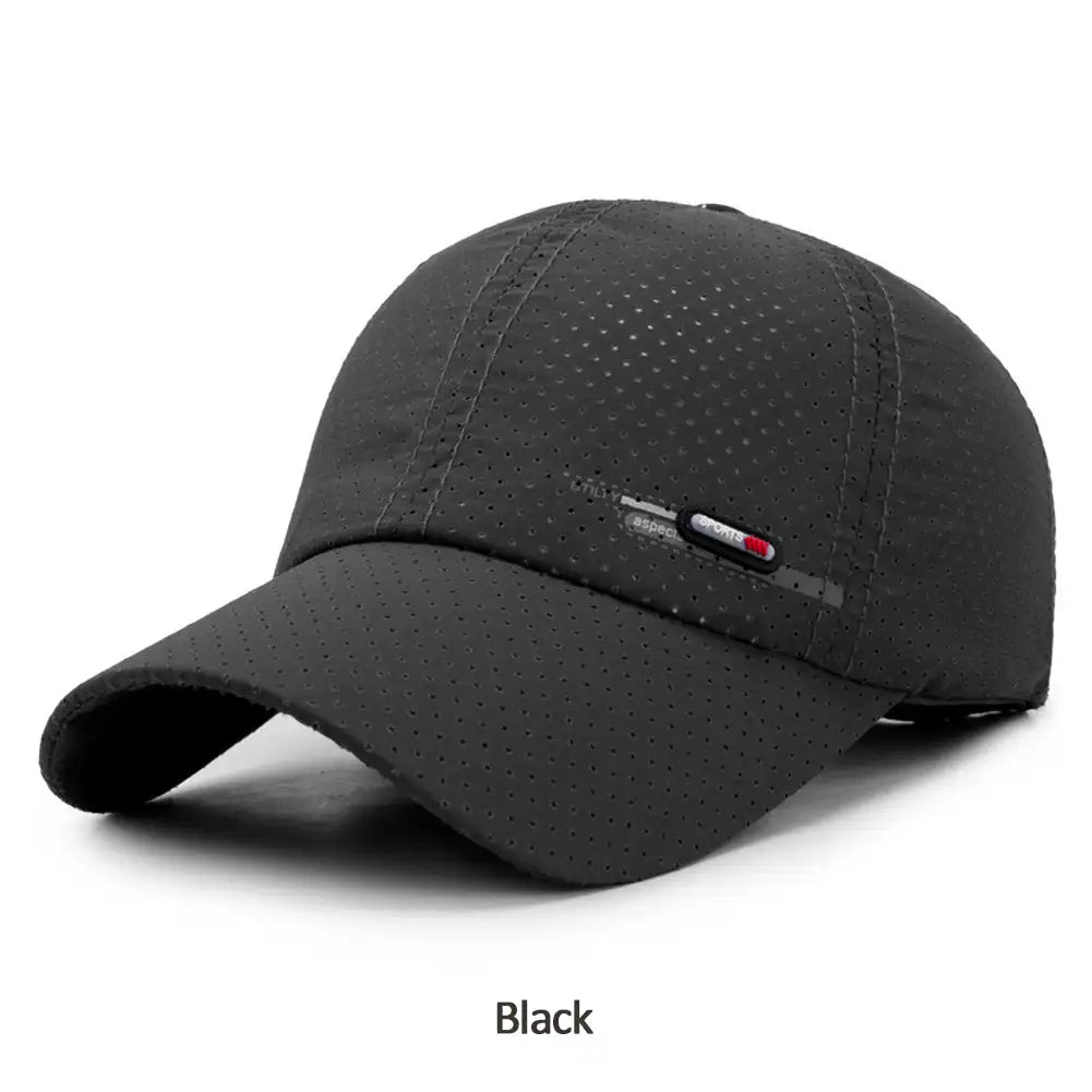 Luxury Brand Sports Running Sweat Baseball Cap Male Fashion Canada Golf Caps Quick Dry For Men Women Solid Snapback Bone Hats