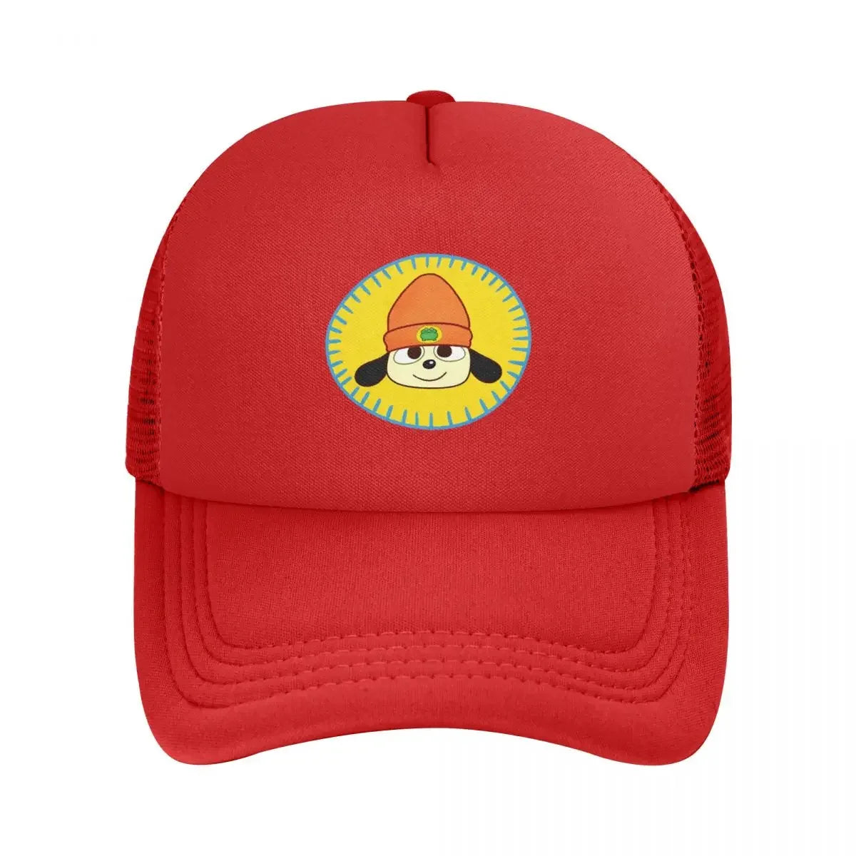 PaRappa The Rapper Patch Mesh Baseball Caps