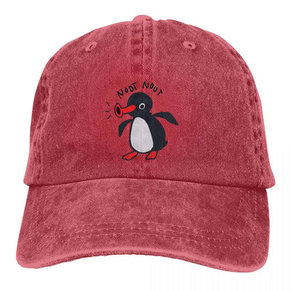 Noot Baseball Cap Men Hats Women Visor Pingu Pinga Penguin TV Caps