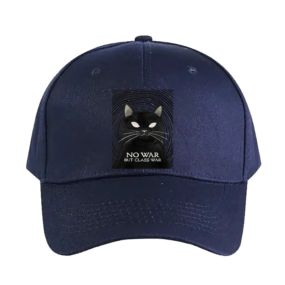 No War But Class War Cat Baseball Cap
