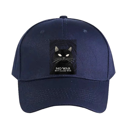 No War But Class War Cat Baseball Cap