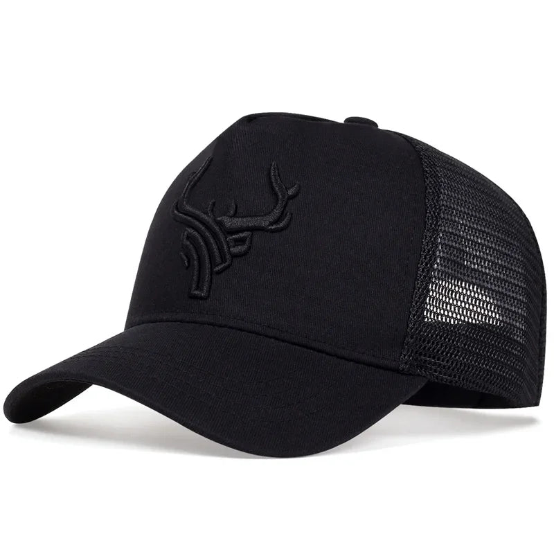 Unisex Antler Embroidered Baseball Cap