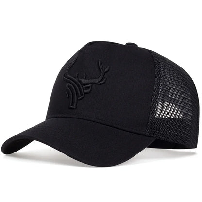 Unisex Antler Embroidered Baseball Cap