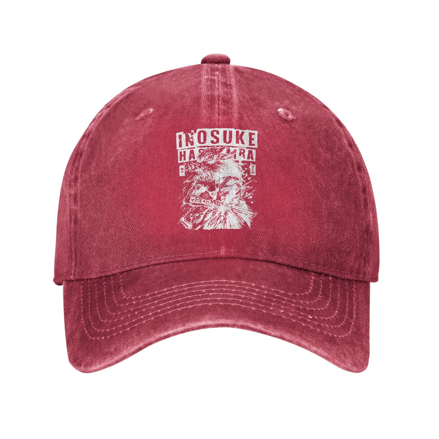 Pure Color Dad Hats Inosuke hashibira Baseball Caps Demon Slayer