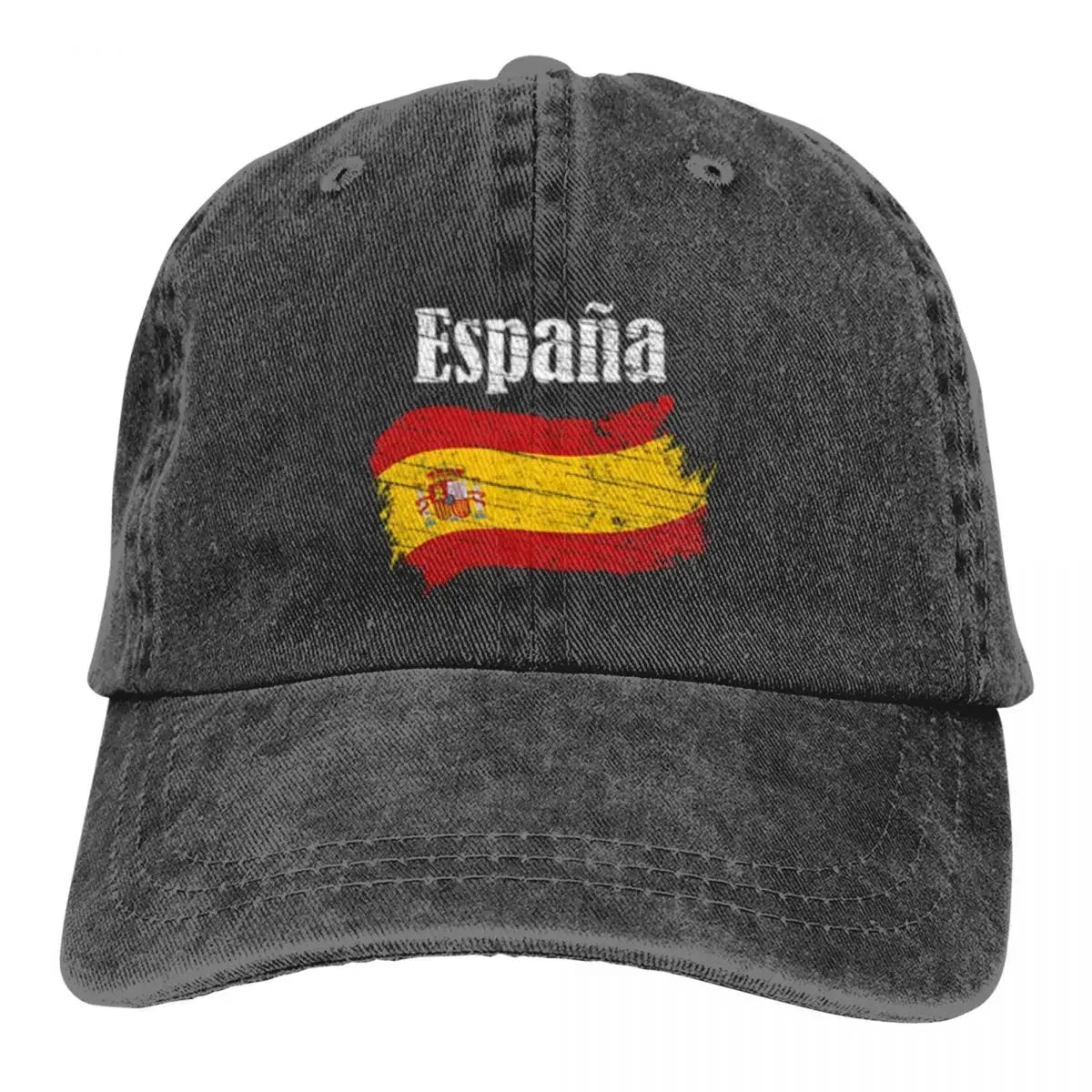 Espana Spanish Flag Vintage Graphic - Spain Lovers Tourists Souvenir Cool National Gift Young Gift A Baseball Cap