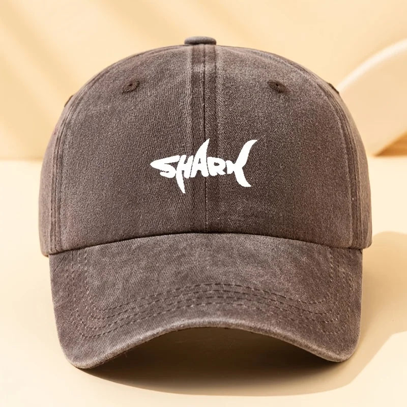 Fashionable Shark Print Baseball Cap