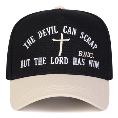 Unisex BUT THE LORD HAS WON Embroidery Baseball Caps Spring Autumn
