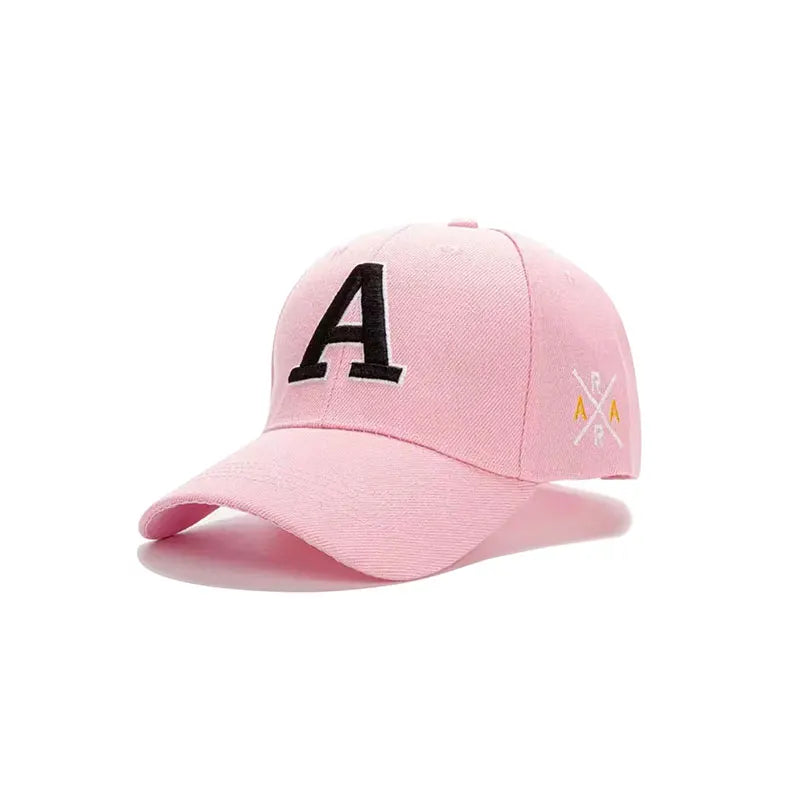 Summer Men's Embroidered A Letter Baseball Hat