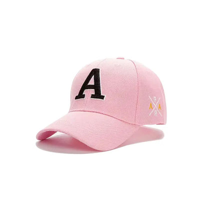 Summer Men's Embroidered A Letter Baseball Hat