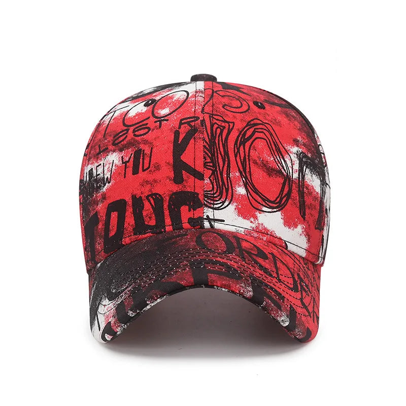 New Cool Fashion Graffiti Women Men Caps Hat Female Male Sport Visors Baseball Cap For Women Men