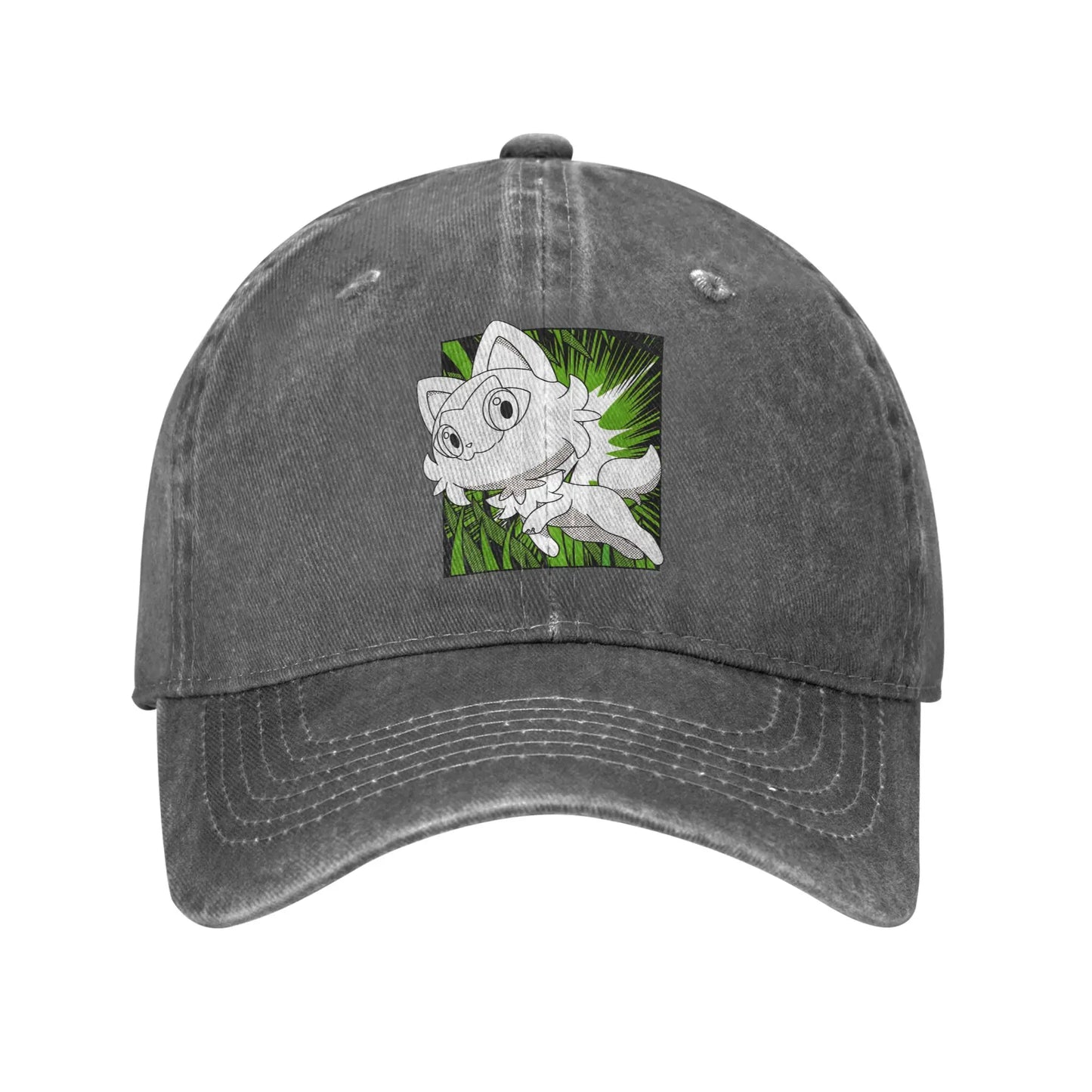 Pokemon Sprigatito Manga Style Casual Baseball Cap