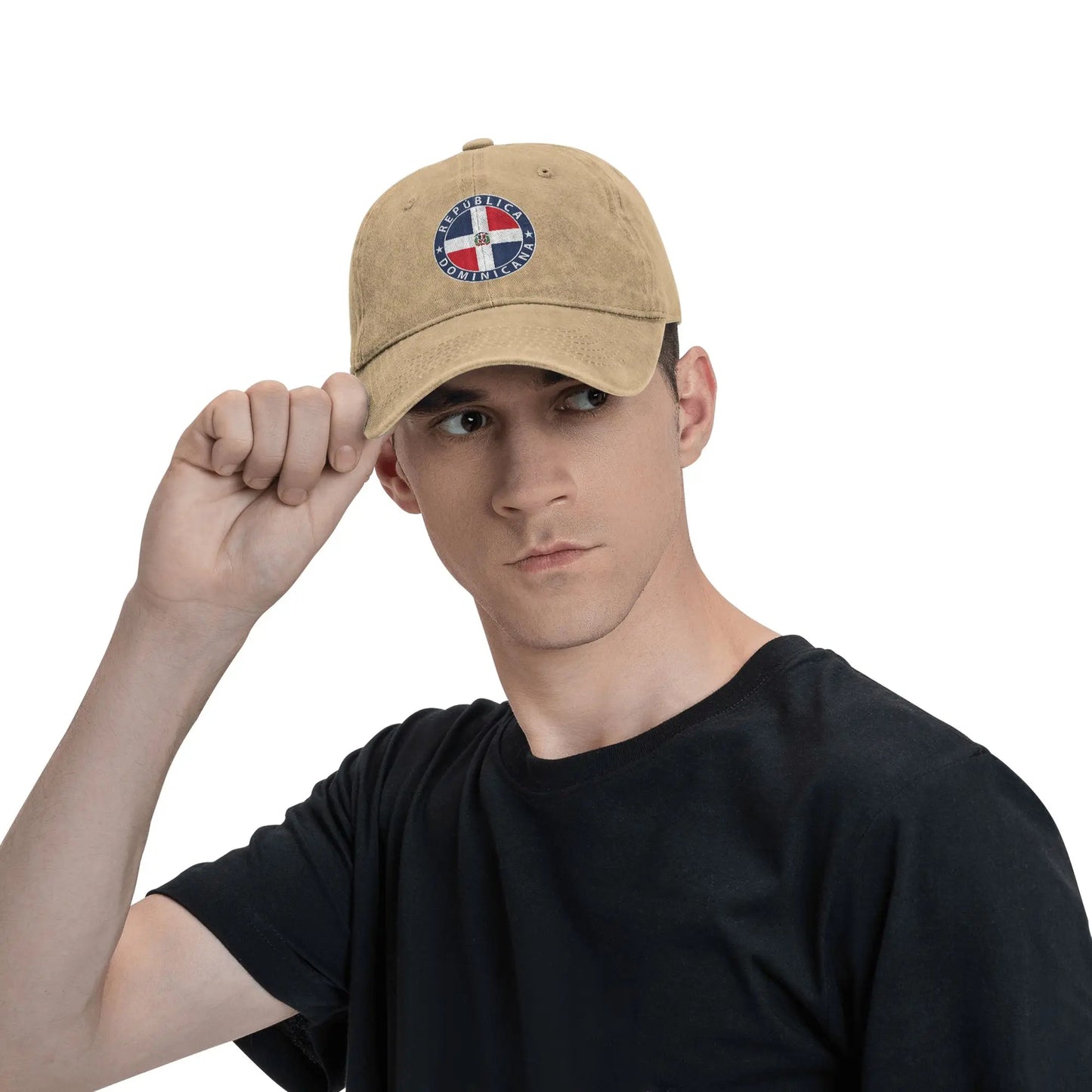 Dominican Republic República Flag Flag Coat Of Arms Baseball Cap