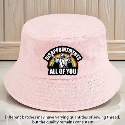 Jesus and Rainbow Pattern Fisherman's Hat