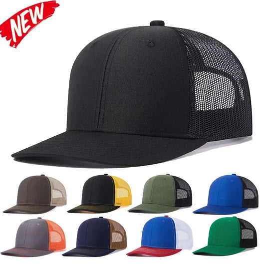 Hot Sale Unisex Snapback Cap for Men Women Slight Curved Brim Style Trucker Hat