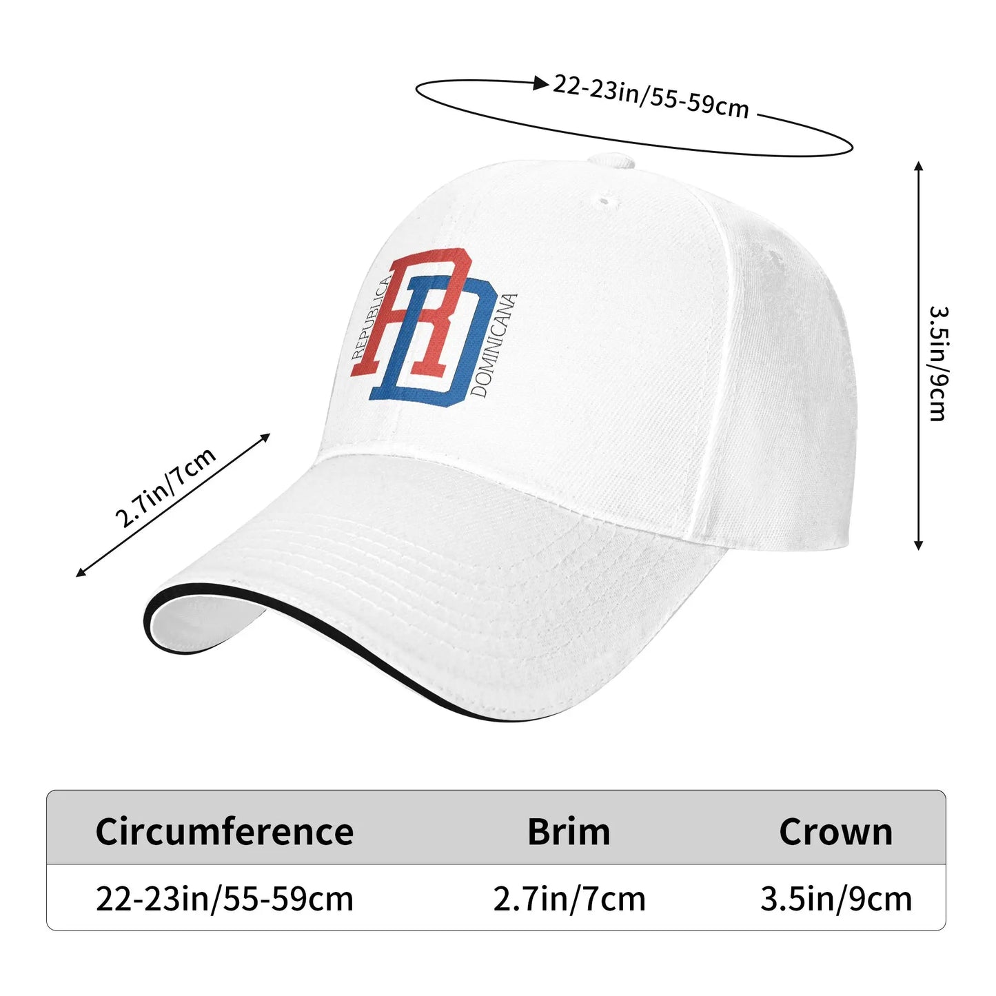 Baseball Cap DR Dominican Republic