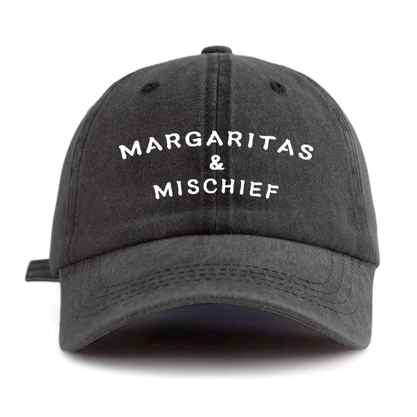 MM Print Washed Baseball Cap For Adults