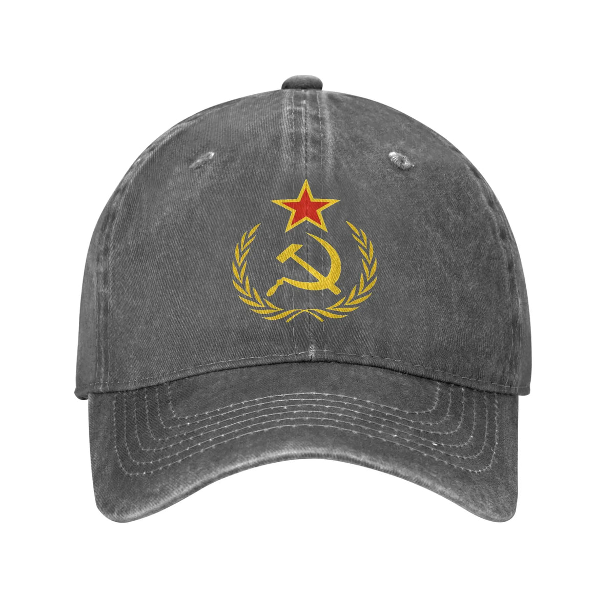CCCP Soviet Hammer And Sickle Star Marxist Casual Baseball Cap