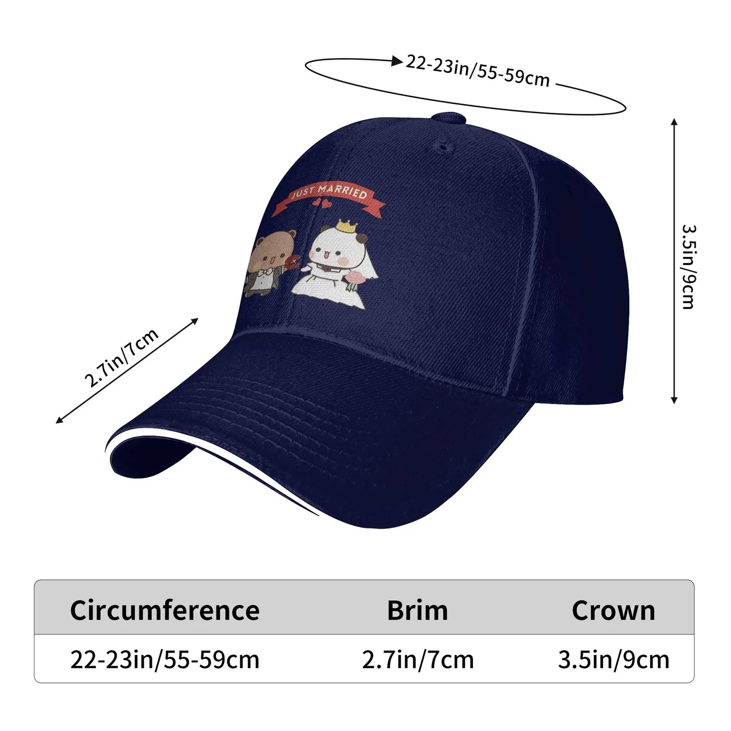 Bubu Dudu Married Casual Baseball Cap