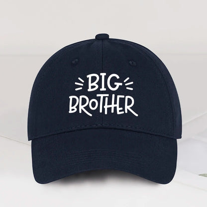 Coolwind BIG BROTHER Letter Print Soft-Peak Baseball Cap