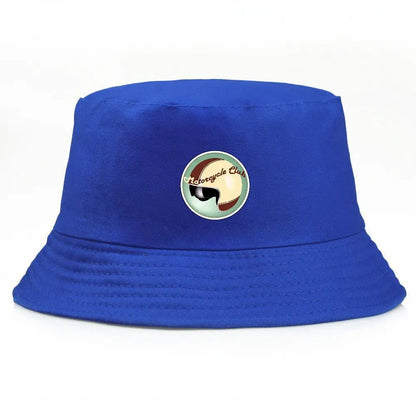 Honeysuckle Club Emblem Bucket Hat Summer Fisherman Fishing Hat Brown Black Helmet Mask Prints