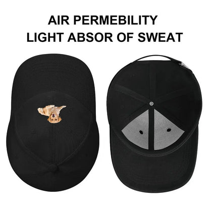 Golden Retriever Print Baseball Cap