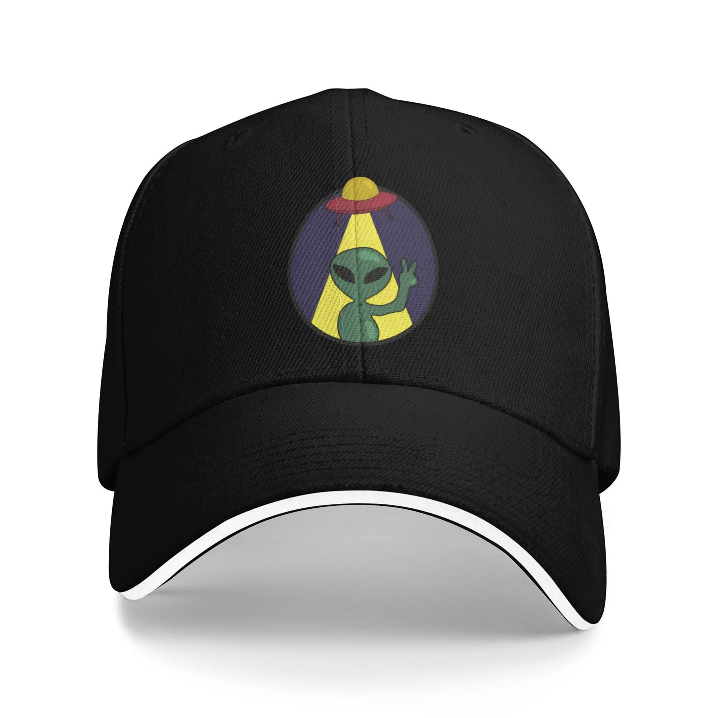UFO We Come In Space Alien Baseball Cap