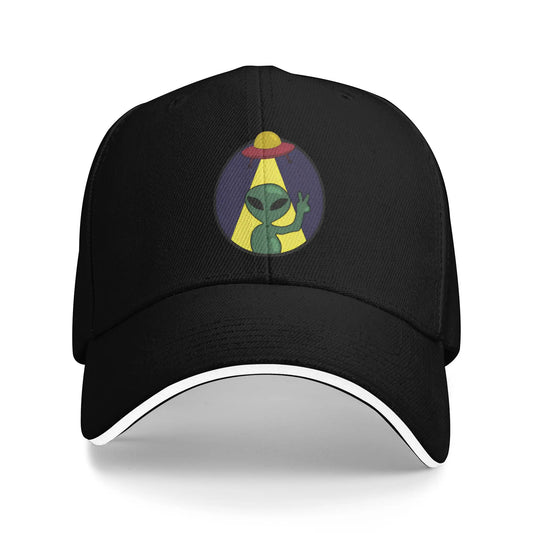 UFO We Come In Space Alien Baseball Cap