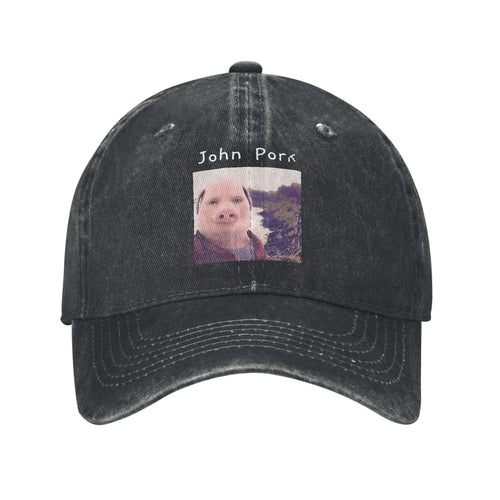 John Pork Is Calling Answer Call Phone Baseball Cap