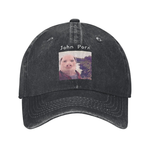 John Pork Is Calling Answer Call Phone Baseball Cap