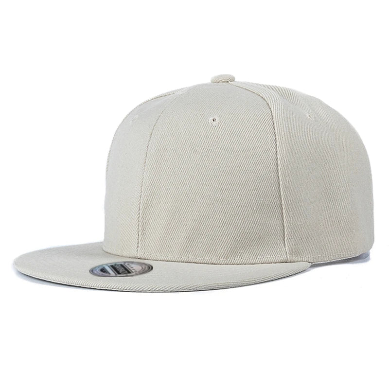 Unisex Cap Plain Snapback Hat High Quality Adult Hip Hop