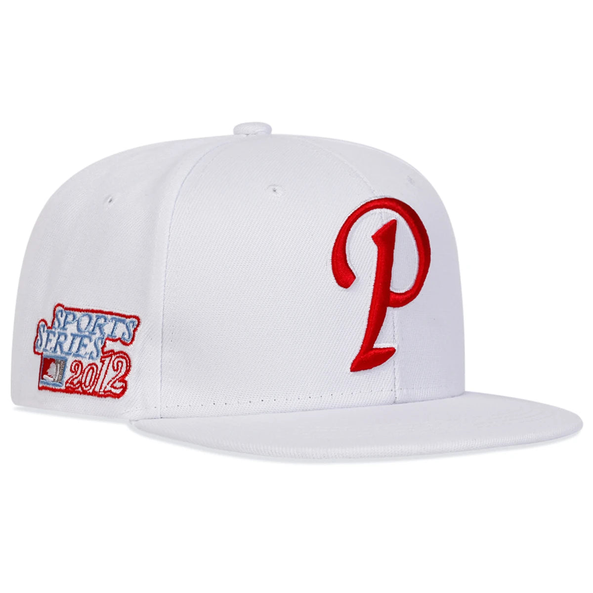 Unisex P Letter Embroidery Hip-hop Hats Snapback Caps