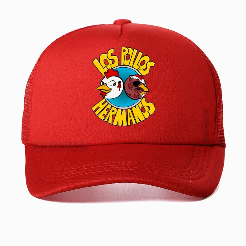 Los Pollos Hermanos Funny Breaking Bad Mesh Baseball Cap